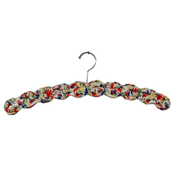 Vintage Other - Vintage Colorful Crochet Hanger